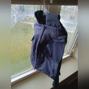 Pet Jacket solid color Gray size medium, small, large